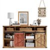 VASAGLE TV Stand with Charging Station-3