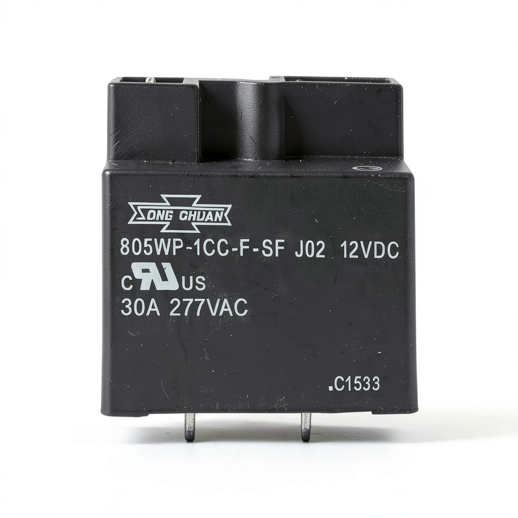 Installing Song Chuan relay in a vehicle HVAC system