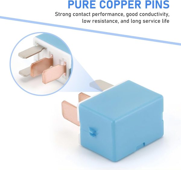 4 Pin Compressor Relay Flygun Automatic Blue-4