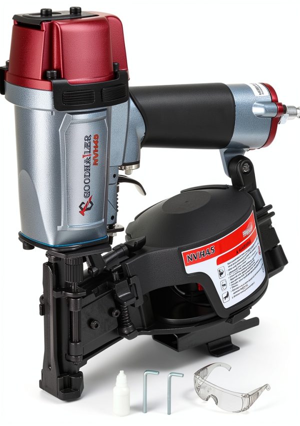 Kennate Framing Nailer Red NVH45 Industrial Steel-0