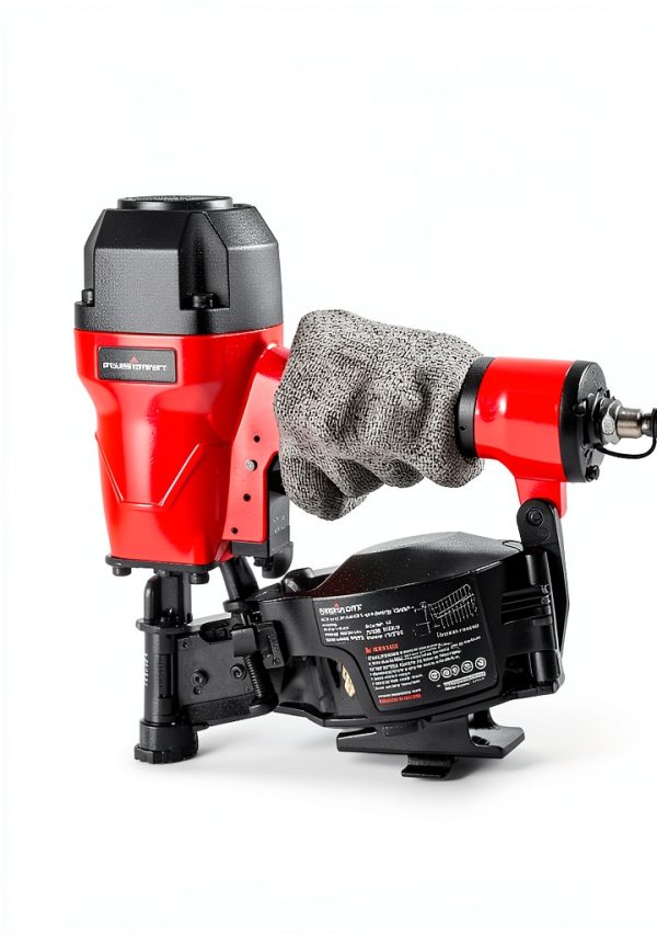 PowerSmart 15 Degree Coil Roofing Nailer Red PS6110-4