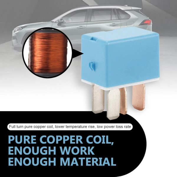 Blue 12V Car AC Compressor Relay dawfall-3