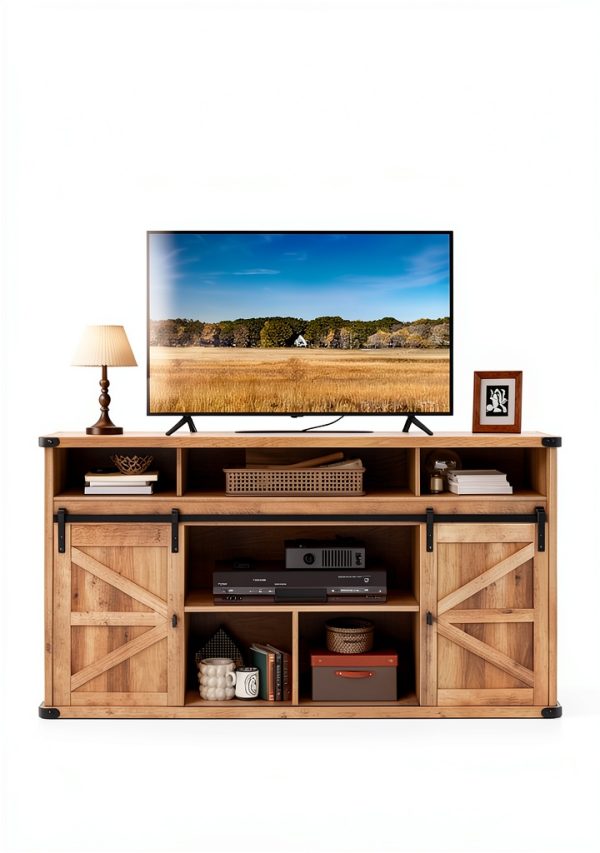 VASAGLE TV Stand with Charging Station-2