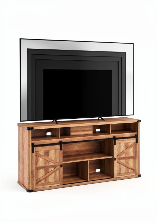 VASAGLE TV Stand with Charging Station-5