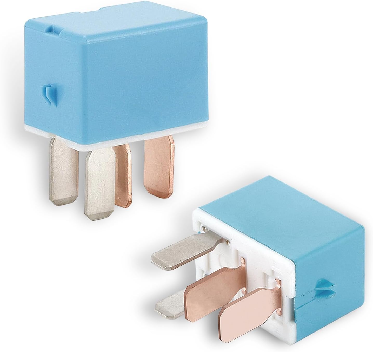 Blue 12V car AC compressor relay