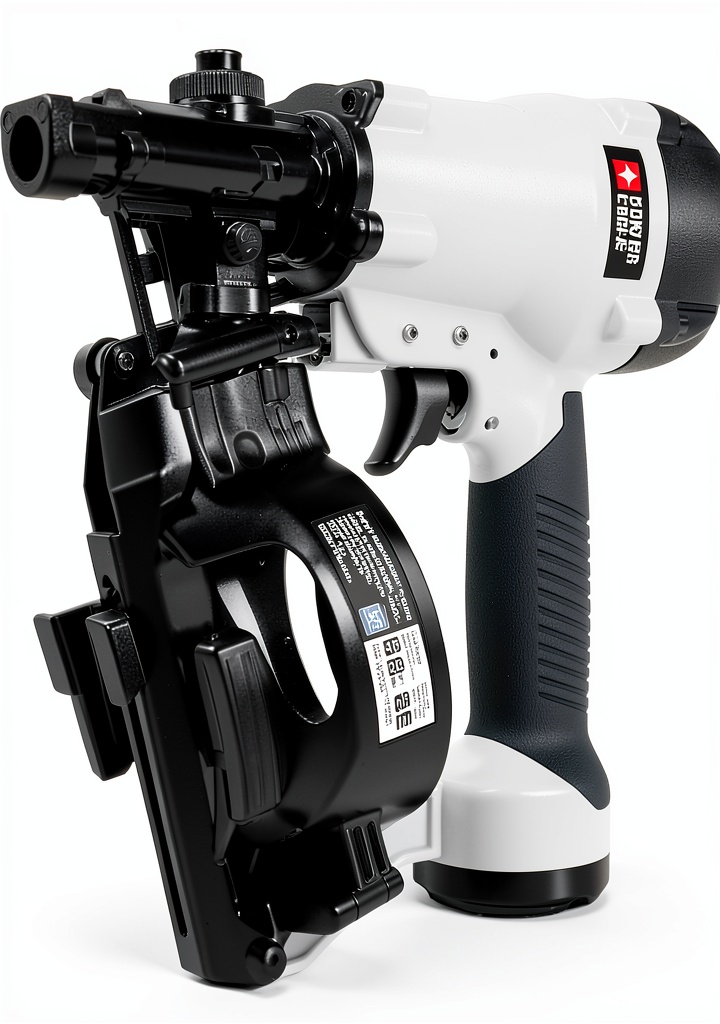 Porter Cable 15 Degree Coil Roofing Nailer in action