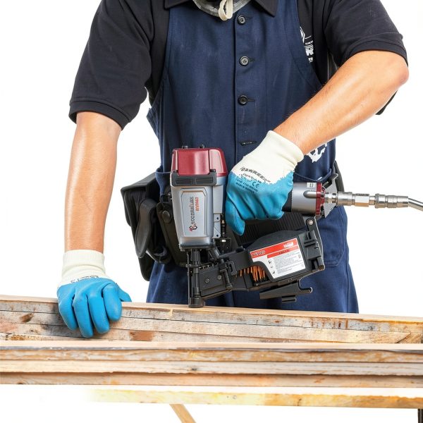 Kennate Framing Nailer Red NVH45 Industrial Steel-5