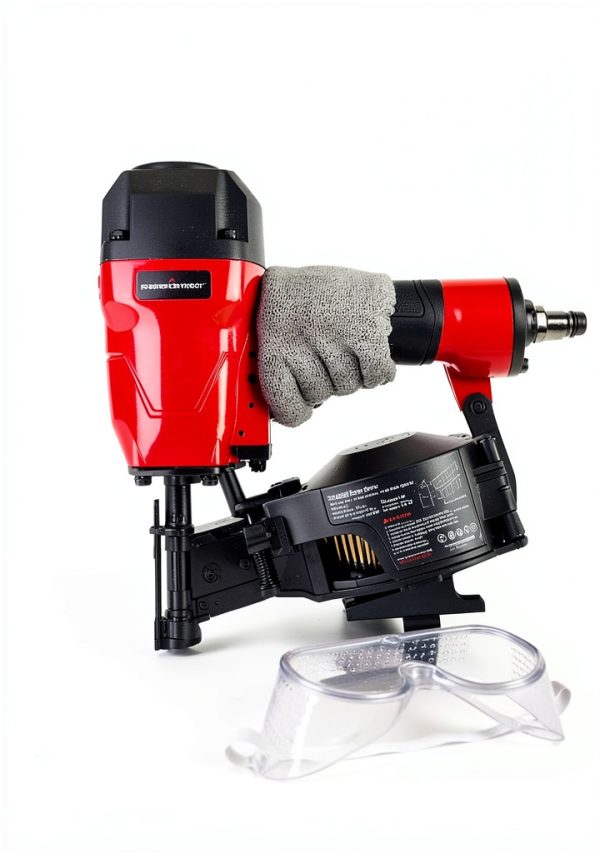 PowerSmart 15 Degree Coil Roofing Nailer Red PS6110-2