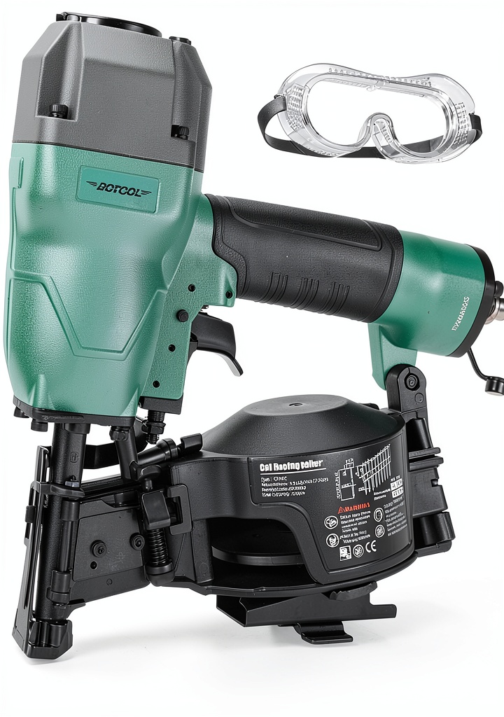 DOTOOL CN45C Power Roofing Nailer in action