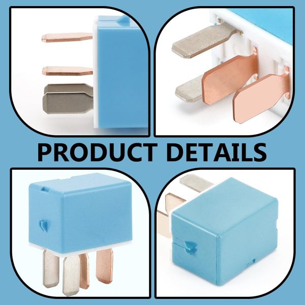 Blue 12V Car AC Compressor Relay dawfall-6