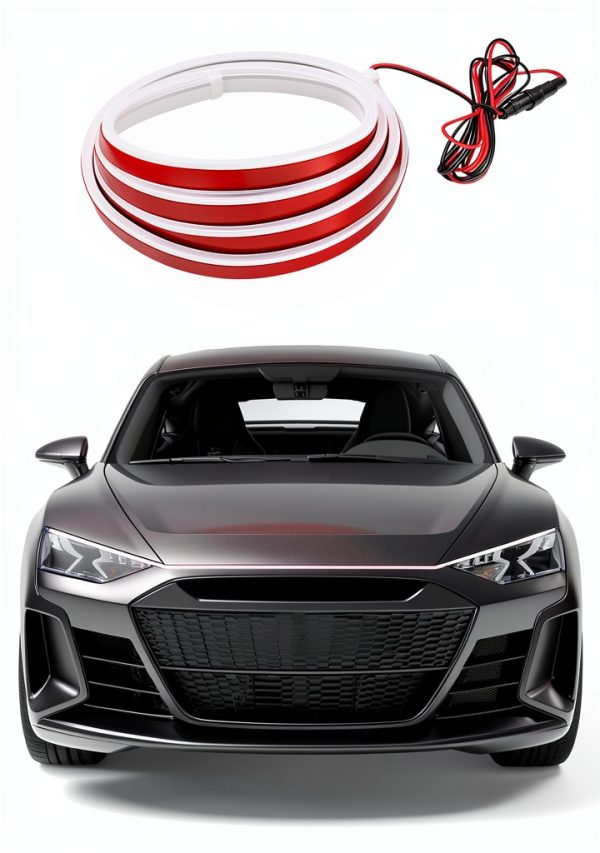 Ohleats Car Hood Light Strip LED Neon Accent Waterproof Blue White-0
