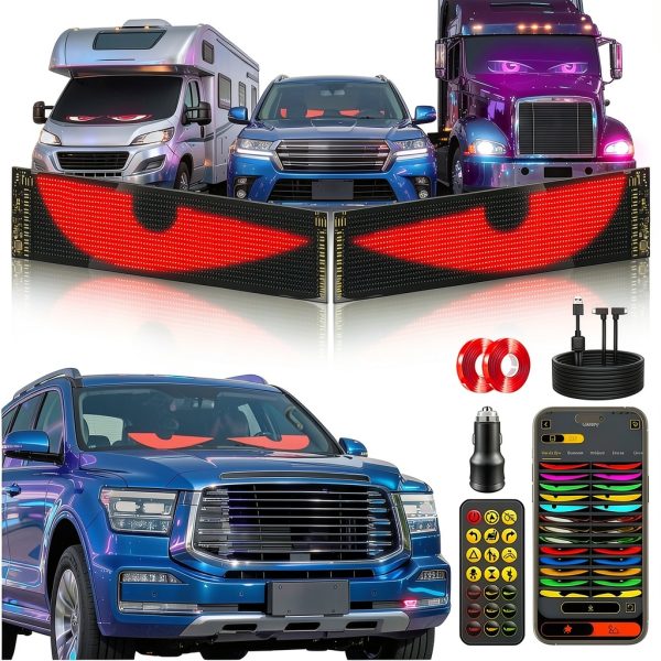 Howdot LED Devil Eye Car Accent Light Bluetooth-0