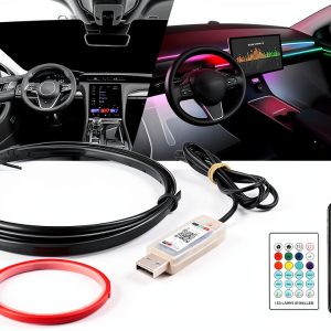 Goodream RGB Acrylic Car Neon Lights Universal Fit-0