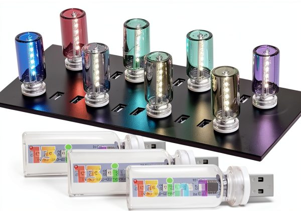 Retro Car Lamp USB LED Interior Light by TXGSDXS-0