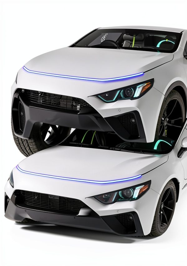 HBXDECO Car LED Hood Light Strip 59-79 Inch Waterproof Neon Accent-6