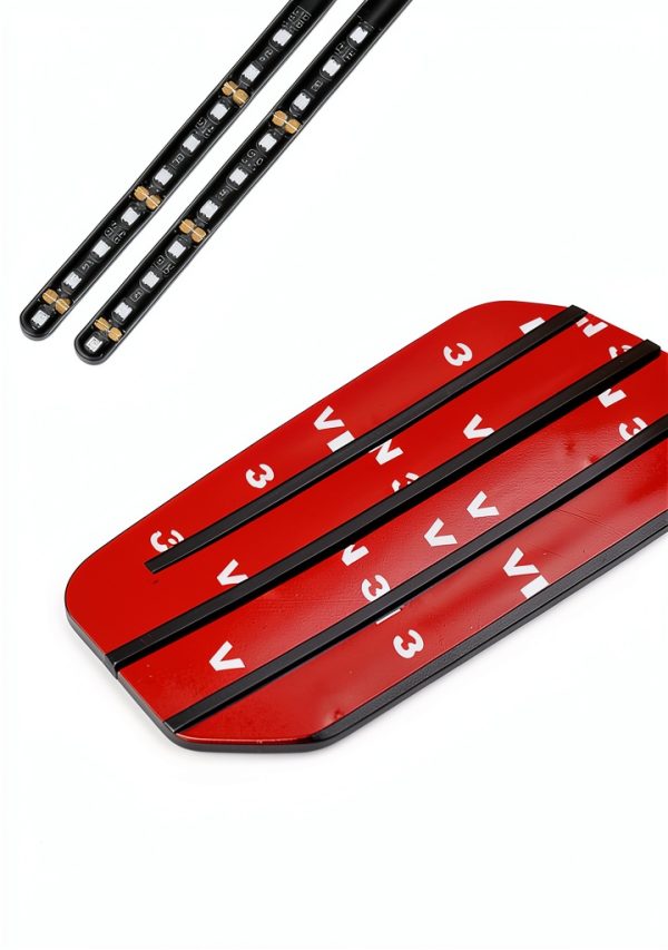 Sylvil Car LED Strip Light 48 LED USB Waterproof Silicone – Red-3