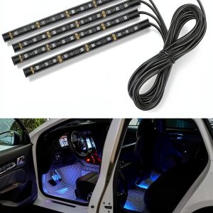 Sylvil Car LED Strip Light 48LED USB Green Waterproof-0