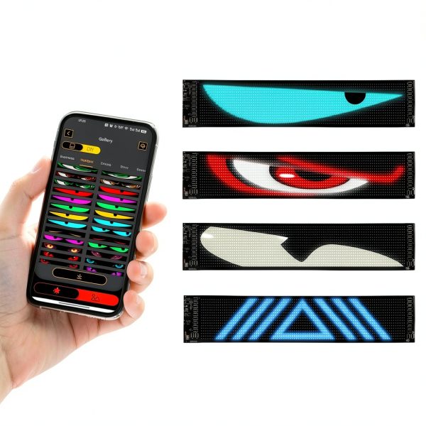 Swivelife Neon Color Changing LED Car Interior Lights 2-Pack HRP-1696-6