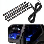 Sylvil Car LED Strip Light 48 LED USB Port Green Ambient Lighting-0